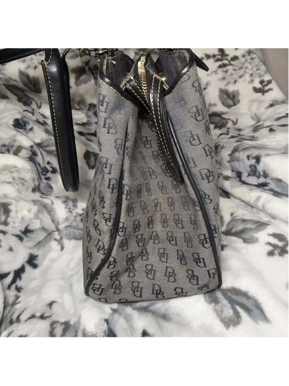 Dooney & Bourke Vintage Monogram Canvas Tote Bag
